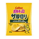カルビー ポテトチップス ザ厚切りのための のりしお味 55g×12個