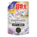 レノアハピネス夢ふわタッチ ホワイトムスクの香り 詰替 超特大 1285mL×6個