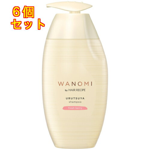 和の実　by　ヘアレシピ　うるつや　シャンプー　ポンプ　350mL×6個※取り寄せ商品　返品不可