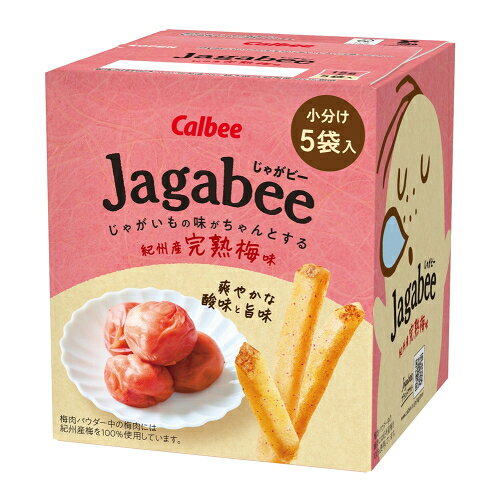カルビー Jagabee 紀州産完熟梅味 5袋×12個
