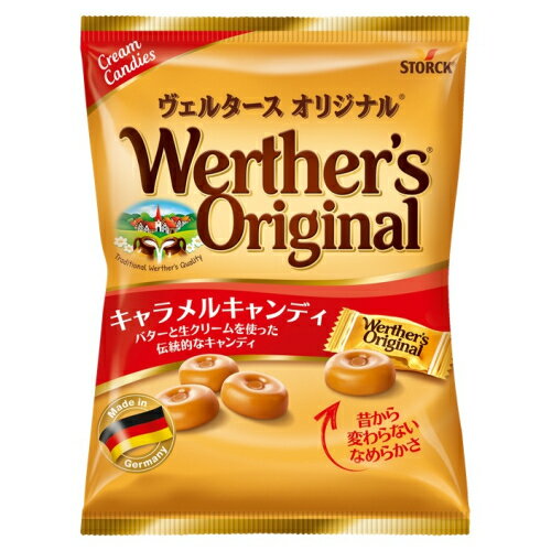 ※商品リニューアル等によりパッケージ及び容量は変更となる場合があります。ご了承ください。ドイツの老舗製菓メーカー「ストーク社」が手がける、世界中で愛されるキャラメルキャンディ「ヴェルタース オリジナル」。1903年、ドイツの小さな町ヴェルタ...