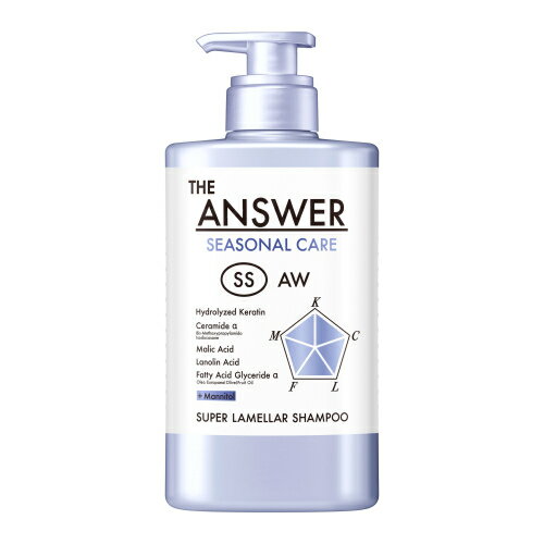 花王 THE　ANSWER　シーズナルケア　SS　スーパーラメラシャンプー　ポンプ　400ml　ジアンサー