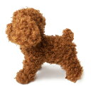 ぬいぐるみ Premium Puppy Toy Poodle Red プレミアムパピー トイプードル レッド 子犬 キュート DOG ブラウン 2