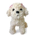 ぬいぐるみ Premium Puppy Toy Poodle White プレミアムパピー トイプードル 子犬 キュート DOG シロ 1