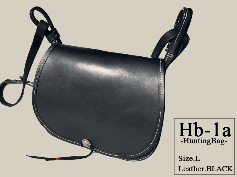 【完全受注生産】【Koudlka Leather(クーデルカ レザー)】【HB-1a-BRBK】ハンティングバッグ L ❘❘ レザーバッグ 大 ブラウン ブラック 革 メンズ ウォレット 本革 ゴローズ 元職人 goro\'s 継承 刻印入れ 対応 ビンテージ プレゼント オーダーメイド