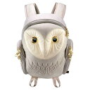 The owls メンフクロウ バックパック フランネル M ホワイト リュックサック MORN ジッパー付き ショルダーストラップ ■ スティーブ・チャン