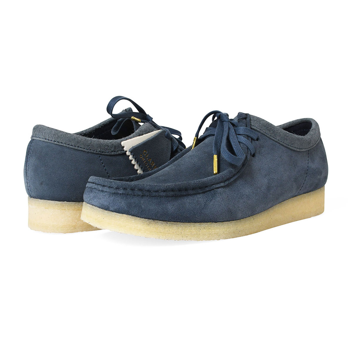 クラークス オリジナルス CLARKS ORIGINALS ブーツ 靴 シューズ ワラビー ダンサーファッション ストリート ヒップホップ ラッパー アメカジ カジュアル ダンス フォーマル ブランド WALLABEE 26166306 BLUE SUEDE ブルースエード