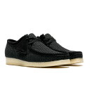 Clarks Originals クラークス オリジナルス ワラビーシューズ ストリート ヒップホップ ラッパー ダンサー アメカジ ミリタリー ワーク カジュアル アウトドア キャンプ スポーツ ブランド ワラビーシューズ Wallabee Black Mesh ブラックメッシュ 26175848