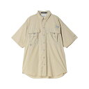 COLUMBIA コロンビア 半袖シャツ ダンサー アメカジ カジュアル アウトドア キャンプ スポーツ ブランド BAHAMA II S/S SHIRT FOSSIL FM7047-162