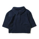 LAKH ラク ポロシャツ 半袖 メンズ ストリート ヒップホップ ラッパー アメカジ カジュアル ダンス ミリタリー ワーク ブランド CROPPED POLO SHIRT NAVY ネイビー