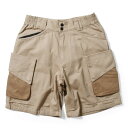 LAKH N J[SV[c n[tpc Y{ Y Xg[g qbvzbv bp[ AJW JWA _X ~^[ [N uh SLANTED POCKETS CARGO SHORTS KHAKI J[L