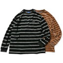 LFYT t@CGbg xATVc Lafayette GGtCeB[  {[_[ Xg[g qbvzbv bp[ _T[ AJW JWA uh MULTI STRIPED VELOUR L/S TEE LA230105