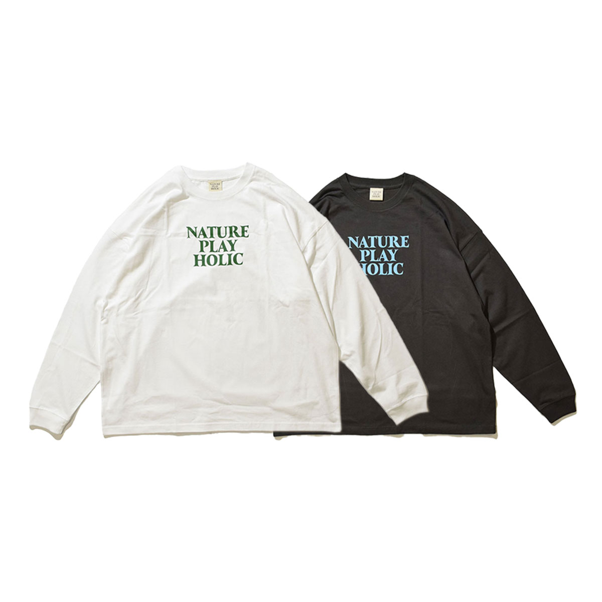 ネイチャープレイホリック NATURE PLAY HOLIC 長袖 Tシャツ ストリート ヒップホップ ラッパー アメカジ カジュアル アウトドア キャンプ スポーツ ダンス ブランド LOGO L/S TEE