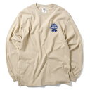 PABST BLUE RIBBON パブストブルーリボン ビール 長袖 Tシャツ メンズ ストリート ロゴ 公式 オフィシャルグッズ ブランド SAND サンド ORIGINAL LOGO L/S TEE