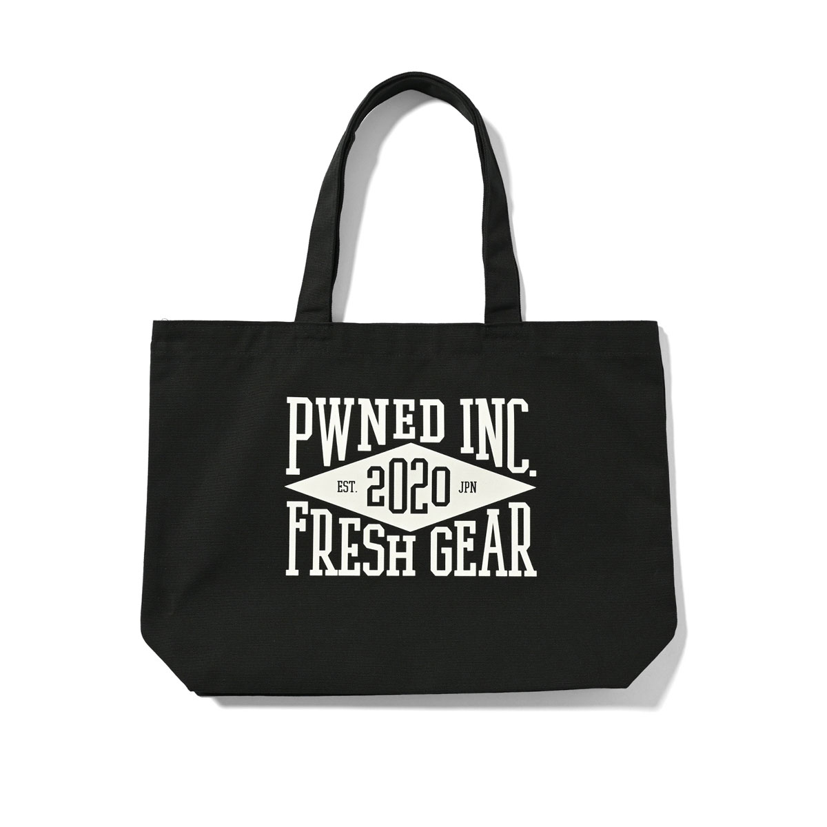 PWNED パウンド トートバッグ ストリート ヒップホップ ラッパー ダンサー FRESH GEAR TOTE BAG PW22SS17 BLACK ブラック