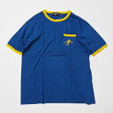 POLO SPORT |X|[c WING FOOT RINGER POCKET TEE K[TVc BLUE yLLz yÁz