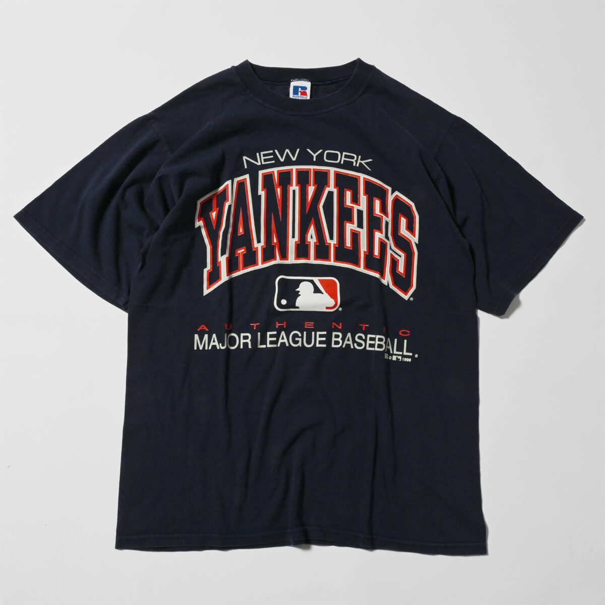 RUSSEL ATHLETICS ラッセルアスレチックス NEW YORK YANKEES VINTAGE TEE 半袖Tシャツ NAVY  