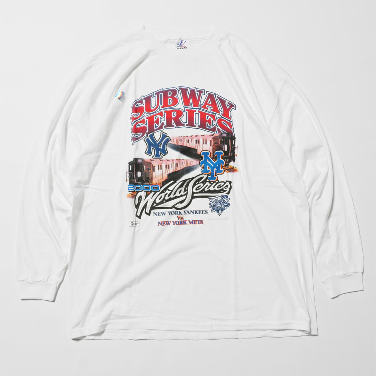 LOGO ATHLETIC ロゴアスレティックス 2000 SUBWAY SERIES TEE 長袖Tシャツ WHITE  