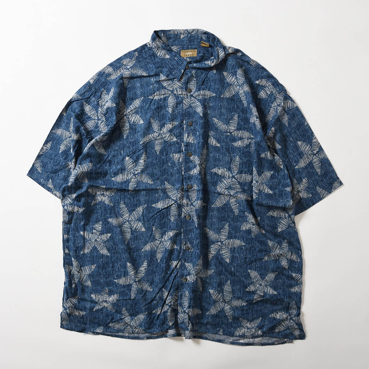 古着 トップス 半袖シャツ 男性 メンズ ストリート カジュアル ブランド BLUE ブルー 青 NATURAL ISSUE SHIRTS ★★