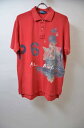 yMTCYzÒ RALPH LAUREN t[ gbvX |Vc vg j Y Xg[g JWA uh RED bh  PRINT POLO SHIRTyÁz