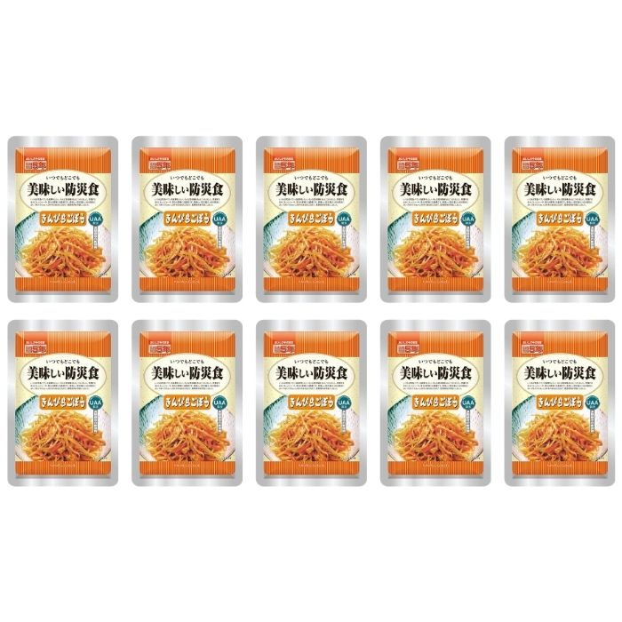 乐天商城 - 【10個セット】アルファフーズ UAA食品 きんぴらごぼう 75g 美味しい防災食 非常食 介護食 惣菜 パウチ袋 防災食 レトルト 保存食 備蓄食料 防災グッズ