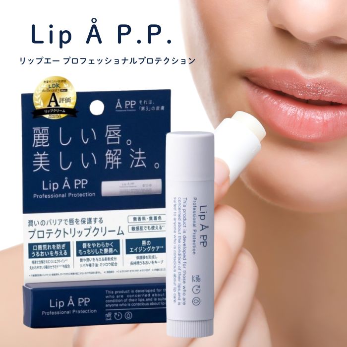 Lip Å P.P.4g リップエープロフェッショナルプロテクション リップケア リップスティック 無香料 無着色 保湿 保湿美容成分