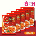 【5袋セット】ヘテ 辛ダンドントッポキスナック 65g 甘ピリ辛味 おやつ スナック 韓国お菓子 韓国食品 ピリ辛 トッポギ おみやげ 韓国