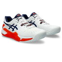 アシックス(asics) テニスシューズ ゲルレゾリューション 9 OC (GEL-RESOLUTION 9 OC) オムニ・クレーコート用モデル (1041A377-102) 2024.01発売