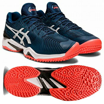 【数量限定再販売】アシックス(asics) テニスシューズ コート FF 2 OC (COURT FF 2 OC) オムニ(砂入り人工芝)コート＆クレーコートモデル (1041A084-400) 2020.07発売