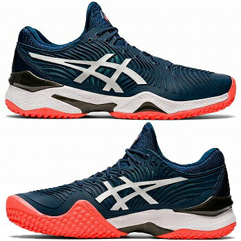 【数量限定再販売】アシックス(asics) テニスシューズ コート FF 2 OC (COURT FF 2 OC) オムニ(砂入り人工芝)コート＆クレーコートモデル (1041A084-400) 2020.07発売