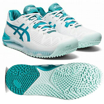 アシックス(asics) テニスシューズ ゲルレゾリューション 8 OC (GEL-RESOLUTION 8 OC)(砂入り人工芝(オムニ)＆クレーコート)(1042A071-106)(2020.7発売)