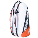 【2024年モデル】バボラ(Babolat) ピュアストライク ラケットホルダー×6 (PURE STRIKE RACKET HOLDER×6) 751226