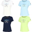 ★フィラ(FILA) テニスウェア ウィメンズ グラフィックTシャツ (VL2818) 2024年2月発売【返品・交換不可】