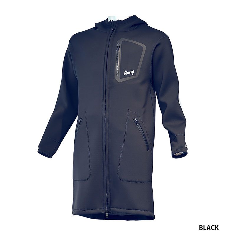 2023ǯǥblueeqʥ֥륤ATHLETE FIELD COATʥ꡼ եɥȡ BQAJ-00016 (BLACK)