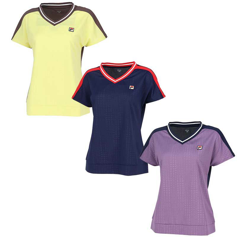 【ポイント10倍】フィラ（FILA）テニスウェア ウィメンズ ゲームシャツ VL2933 8月発売モデル