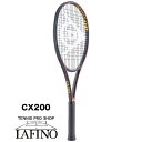 【数量限定品☆ポイント10倍】ダンロップ(DUNLOP)テニスラケット シーエックス 200 ブラック(CX 200 BLACK)DS22506