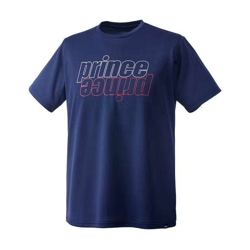 2026年8月発売予定 NEW BEASTシリーズラケットとカラー連動したプラクティスTシャツ　 Princeロゴをあしらったコストパフォーマンスに優れたTシャツ ■カラー：ギャラクシーネイビー(590) ■サイズ：SS・S・M・L・LL ■素材：ダブルフェイスジャージー（ポリエステル100％） ■機能：吸汗速乾、UVケア ■原産国：中国 ※こちらの商品はメーカーからのお取り寄せとなります。【プリンス】最新『ビースト』連動アイテム全貌公開。