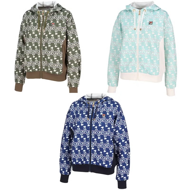 【予約品☆ポイント10倍】フィラ（FILA）テニスウェア ウィメンズ　フルジップパーカ CZ6FGW024 9月発売モデル