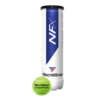 【バラ売り】テクニファイバー(Tecnifibre) 硬式テニスボール NFX（4球入り）TBA4NF1