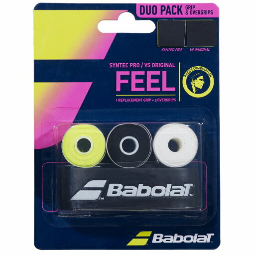 バボラ(Babolat) シンテックプロ+VSオリジナル3本入り 670071 バボラ(Babolat) シンテックプロ+VSオリジナル3本入り 670071