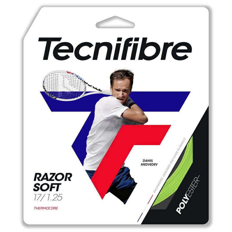 テクニファイバー(Tecnifibre) 硬式テニスストリング RAZOR SOFT (レーザーソフト)...