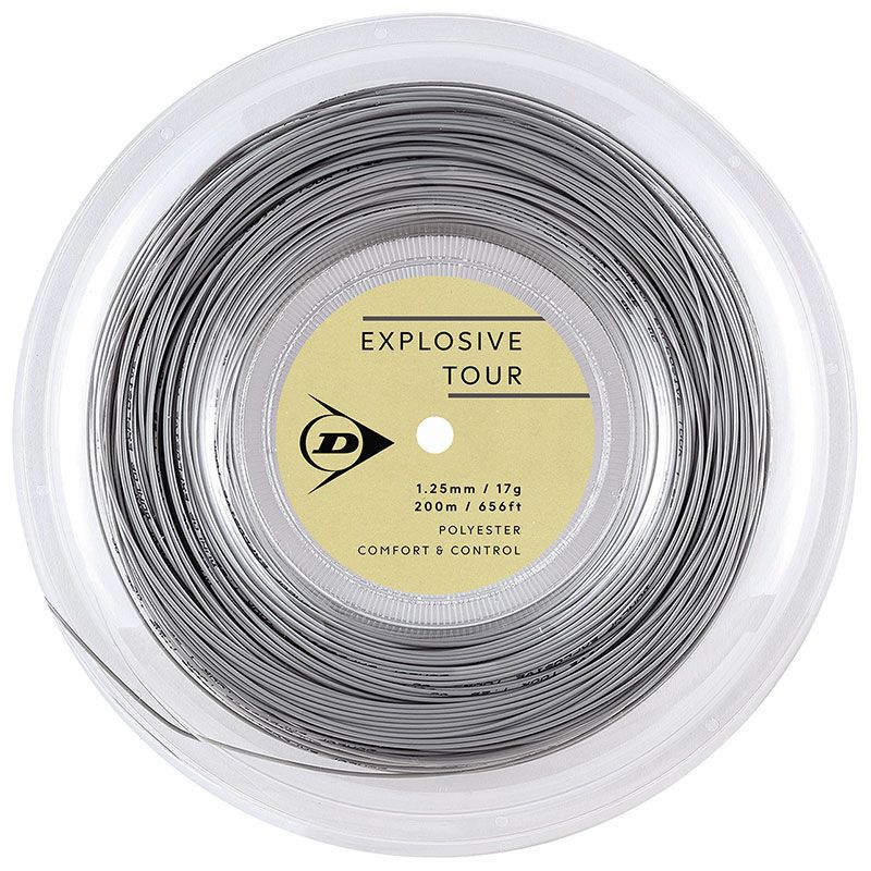 柔らかく、反発性のあるポリエステルとオーソドックスなラウンド形状を採用。 柔らかな打球感に加え、優れたコントロール性を実現。 ■カラー：グレー ■素材：ポリエステル ■ゲージ：1.20mm(New)、1.25mm、1.30mm ■長さ：20...