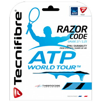 テクニファイバー(Tecnifibre) 硬式テニスストリング RAZOR CODE (レーザーコード) 1.20mm/1.25mm/1.30mm (ポリエステル)