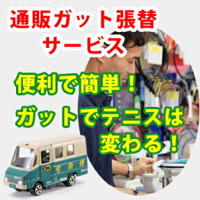 【通販テニスガット張り替えサービス】ガット張替工賃(張り代）、別途ガットを購入してください。