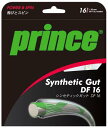 プリンス(PRINCE)　ストリング　シンセティックガットDF(SYNTHETIC GUT DF) 16(1.30mm)/17(1.25mm)