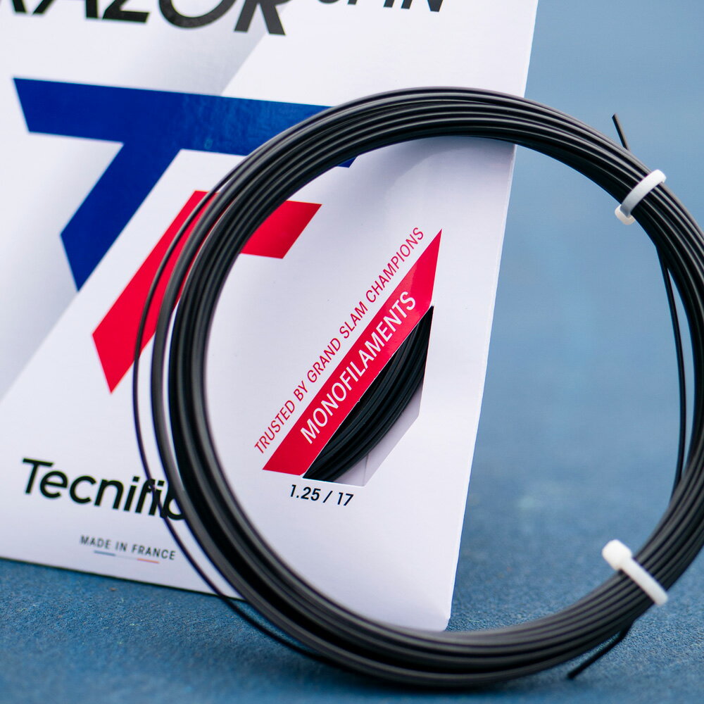 テクニファイバー(Tecnifibre) 硬式テニスストリング RAZOR SPIN (レーザースピン)...