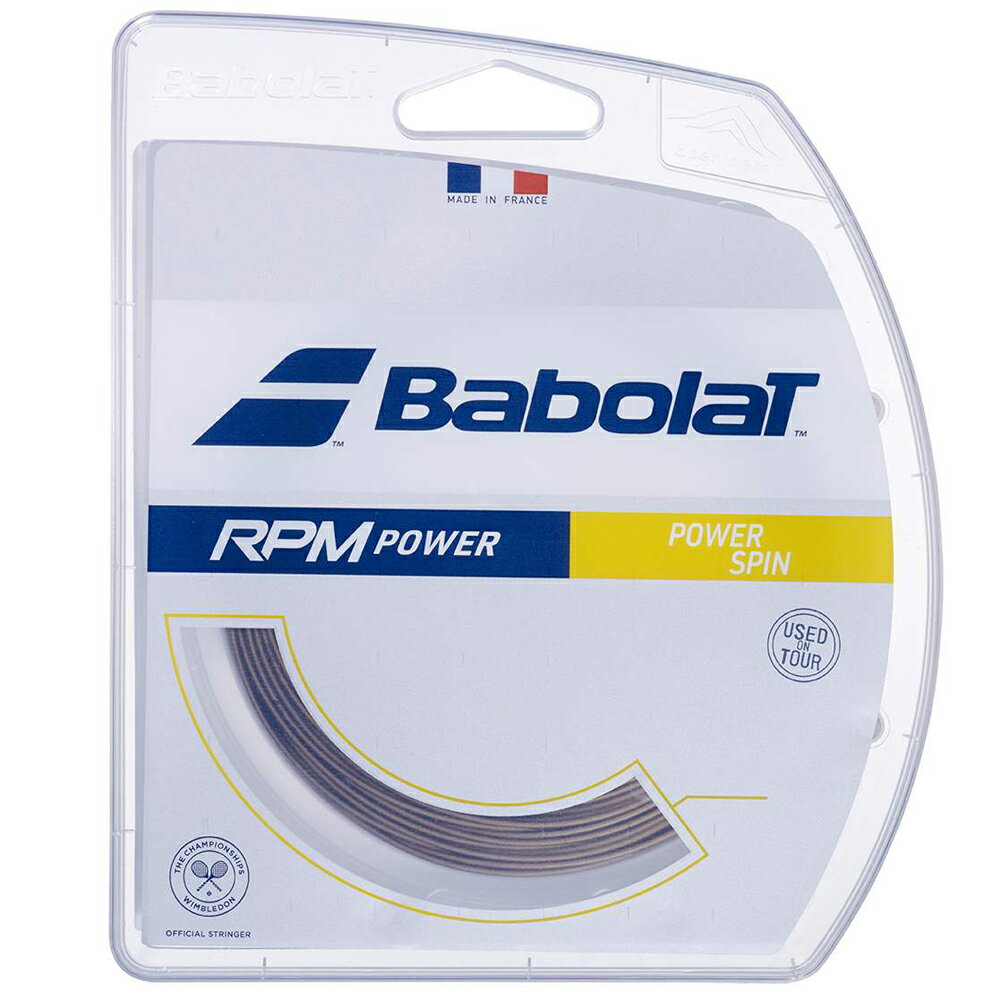 樂天商城 - バボラ (babolat)ストリング RPMパワー(RPM POWER)125/130 12m単パリ BA241139