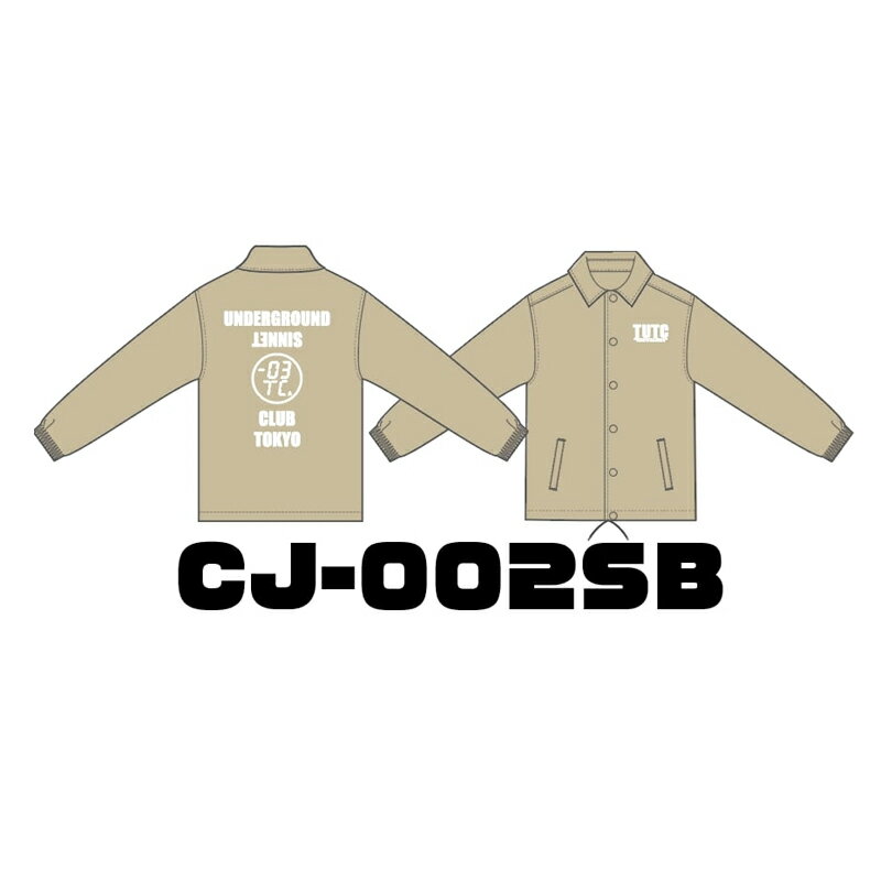 【TUTC】CJ-002SB TUTCコーチジャケットサンドベージュ