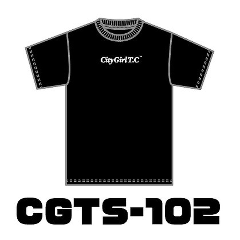 【TUTC】CGTS-102 CityGirlT.C トライミックスTシャツ ヘザーブラック （XSサイズ）