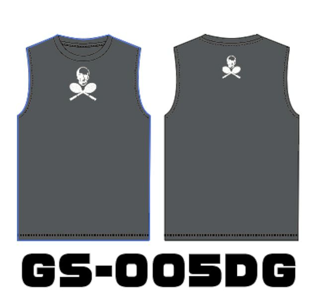 【TUTC】ノースリーブゲームシャツ ダークグレー GS-005DG
